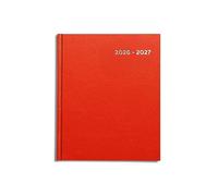 Academic Diary 2026-2027 A5 Week to View by Pirongs | Mid year Diary 2026-2027 | A5+ Diary, Casebound - Red