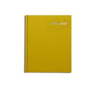 Academic Diary 2026-2027 A5 Week to View by Pirongs | Mid year Diary 2026-2027 | A5+ Diary, Casebound - Yellow