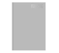 Academic Diary 2026-2027 A5 Week to View Hardback Planner - 18 Month Academic Organiser with Ribbon Marker - Colour Choice Term Timetables Exam Deadlines for Students Teachers Office (Grey)