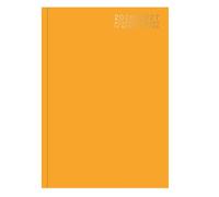 Academic Diary 2026-2027 A5 Week to View Hardback Planner - 18 Month Academic Organiser with Ribbon Marker - Colour Choice Term Timetables Exam Deadlines for Students Teachers Office (Yellow)