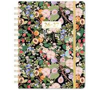 Academic Diary 2026-2027 - Diary 2026-2027 a5 Week to View from August 2026 to July 2027, 21.5 x15.5 x1.5 cm, fruit and flowers