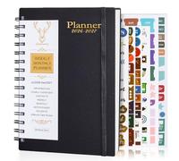 Academic Diary 2026-2027, Planner 18 Month A5 Mid Year, Black