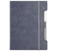 Academic Diary 2026 A5 Day Per Page, Daily Planner 2026,2026 Diary from Jan 2026 to Dec 2026,12 Months Agenda,Daily Diary with Hard Cover, Pen,Pen Loop, Stickers (Blue)