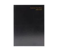 Academic Diary Day Per Page A5 Black 2026-2027 KF1A5ABK26