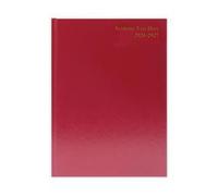 Academic Diary Day Per Page A5 Burgundy 2026-2027 KF1A5ABG26
