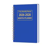 Academic Diary, Paper Daily Organizer, Personal Notebook, 2026-2028 Agenda Notebook, Journal With Planning Management Organizer For College Desk Teacher Work Offices Kids Business Student Home