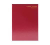 Academic Diary Week To View A4 Burgundy 2026-2027 KF3A4ABG26