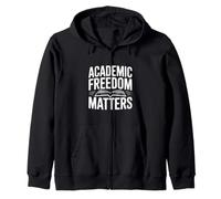Academic Freedom Matters Supportive Scholar Zip Hoodie