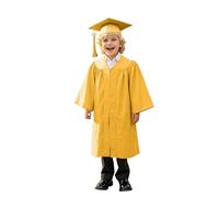 Academic Graduation Gown Cap Children Tassel False collar Gown Set 2026 for Kids Graduation Gowns Photo GraduationGowns Bachelor Girls Boys Kindergarten Children Academic Bachelor Stage Performance