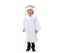 Academic Graduation Gown Cap Children Tassel Set 2026 with Matching Hat & Tassel,Graduation Cap and Gown Set for Kids Kindergarten Bachelor Stage Performance Age 4-10 Years