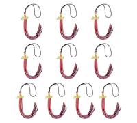Academic Hat Tassels for Doctoral Bachelor Cap Easy Installation Graduation Hat Tassels Charm Pendant Replacement 10pcs Commencement Tassels