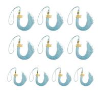 Academic Hat Tassels for Doctoral Bachelor Cap Easy Installation Graduation Hat Tassels Charm Pendant Replacement 10pcs Commencement Tassels