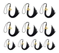 Academic Hat Tassels for Doctoral Bachelor Cap Easy Installation Graduation Hat Tassels Charm Pendant Replacement 10pcs Commencement Tassels