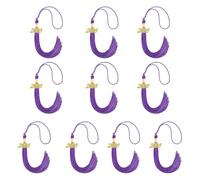 Academic Hat Tassels for Doctoral Bachelor Cap Easy Installation Graduation Hat Tassels Charm Pendant Replacement 10pcs Commencement Tassels