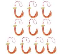 Academic Hat Tassels for Doctoral Bachelor Cap Easy Installation Graduation Hat Tassels Charm Pendant Replacement 10pcs Commencement Tassels