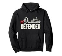 Academic Milestone: Dissertation Defended Funny PhD Pullover Hoodie