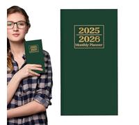 Academic Planner 2025-2026 - Every Two Years Monthly Agenda | Diary Organizer January 2025 December 2026 | Elegant Hardcover Office School Study Planner Time Management