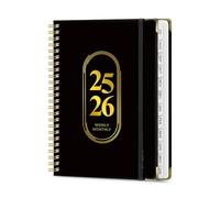 Academic Planner 2025-2026,July 2025-December 2026,Weekly and Monthly Academic Schedule Planner,6.22"x 8.54",with Flexible Cover,Monthly Tabs,Inner Pocket,Improving Your Time Management Skill