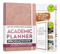 Academic Planner 2025-2026 - Weekly and Monthly Planner to Increase Productivity & Happiness | Daily Manifestation Journal | Goal, Gratitude Journal & Stickers | Dated from July 2025 - July 2026