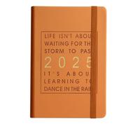 Academic Planner - Portable Planner 2025, Daily Planner 2025, Notebook with Soft Cover | Personal Development Planner 2025, Work Organiser with Large Writing Area, Diary 2025 for School and