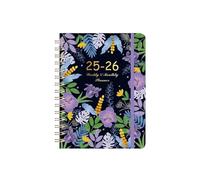 Academic Spirals Planner with Lay-Flat Pages, Thick Recycled Paper & Professional Weekly Schedule Design Time Management Weekly Planner