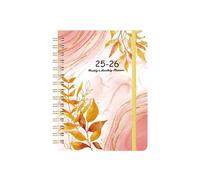 Academic Spirals Planner with Lay-Flat Pages, Thick Recycled Paper & Professional Weekly Schedule Design Time Management Weekly Planner