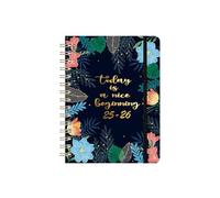 Academic Spirals Planner with Lay-Flat Pages, Thick Recycled Paper & Professional Weekly Schedule Design Time Management Weekly Planner