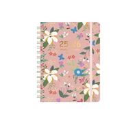 Academic Spirals Planner with Lay-Flat Pages, Thick Recycled Paper & Professional Weekly Schedule Design Time Management Weekly Planner