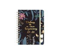 Academic Spirals Planner with Lay-Flat Pages, Thick Recycled Paper & Professional Weekly Schedule Design Time Management Weekly Planner