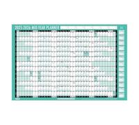 Academic Wall Planner 880X 580mm A1 Large 2025-2026 Mid-Year Laminated Perfect For Mouting On Wall Calendar Planner with UK Holidays for Office, Home & School