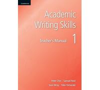 Academic Writing Skills 1 Teacher's Manual