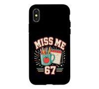 Academic Year End Countdown 67 Days Summer Break Case for iPhone X/XS