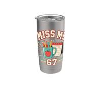 Academic Year End Countdown 67 Days Summer Break Stainless Steel Insulated Tumbler