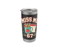 Academic Year End Countdown 67 Days Summer Break Stainless Steel Insulated Tumbler