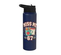 Academic Year End Countdown 67 Days Summer Break Stainless Steel Insulated Water Bottle