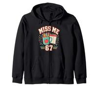 Academic Year End Countdown 67 Days Summer Break Zip Hoodie