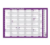 Academic Year Planner Unmounted 2027-2028 Wall Planner | August 2027 to July 2028 Annual Calendar | Large School, College & University Planning Chart | Includes Pen & Sticker Sheet