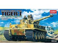 Academy 1:35 Plastic Model Kit Tiger I Early Version Tank with Interior