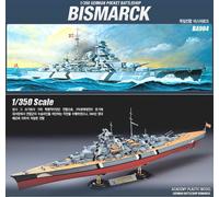 Academy 1/350 German Pocket BattleShip Bismarck Plastic Model kit #14109