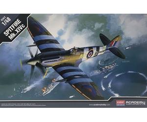 Academy 1/48 British Royal Air Force Spitfire Mk XIVc Fighter Model Kit