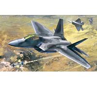 Academy 1/48 F-22A Air Dominance Fighter Plastic Model Kit | Highly Detailed Ste