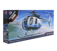 Academy 1/48 Model Kit Hughes 500D Police Helicopter Unassembled Unpainted