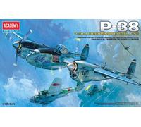 Academy 1/48 P-38 WWII Aircraft 12282 AIRCRAFT Model Kit #12282