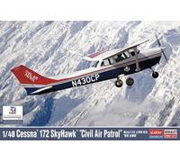 Academy 1/48 Scale Cessna 172 Skyhawk Civil Air Patrol Model Kit