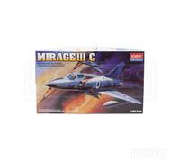 Academy 1/48 Scale Model Plane Kits Spitfire F-15 MiG Huckebein Mirage Aircraft