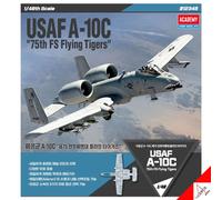 Academy 1/48 USAF A-10C "75th FS Flying Tiger" US Air Force Model kit Toy #12348