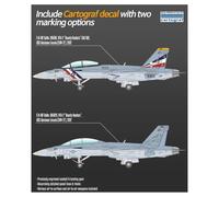 Academy [1/72 12567 USN F/A-18F VFA-2 Bounty Hunters Model Hobby Kit (US IMPORT)