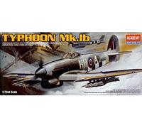 Academy Model Kit Hawker Typhoon Mk.IB 1:72 ACA12462 (US Import)