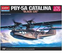 Academy 1/72 US Navy PBY-5A “Black Cat” Catalina Flying Boat Aircraft Model Kit