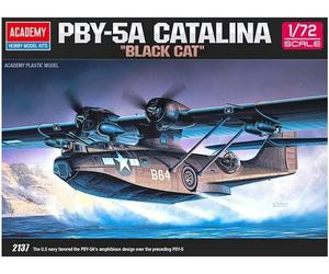 Academy 1/72 US Navy PBY-5A “Black Cat” Catalina Flying Boat Aircraft Model Kit